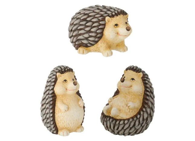 Niedliche Igel-Figuren - Set aus 3, je ca. 15cm Lang TK Gruppe® Grosshandel 