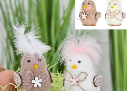 Niedliche Küken Miniaturstatuen, 2er-Set, ca. 5x8x8cm – Ideal für Dekoration TK Gruppe® Grosshandel 