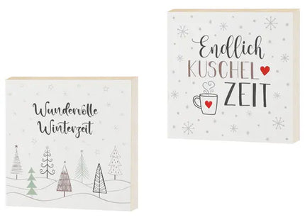 Niedliches Esel-Bild zum Aufstellen, 15x15 cm - Perfekter Deko-Akzent TK Gruppe® Grosshandel 