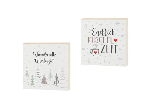 Niedliches Esel-Bild zum Aufstellen, 15x15 cm - Perfekter Deko-Akzent TK Gruppe® Grosshandel 