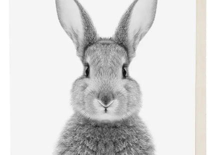 Niedliches Hasenbild zum Aufstellen, 15x15 cm - Entzückender Dekorationsartikel TK Gruppe® Grosshandel 