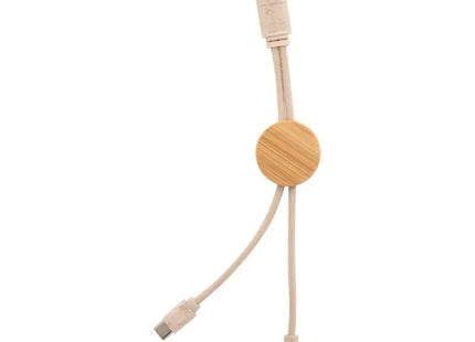 Nihon USB-Ladekabel - Naturfarben TK Gruppe® Grosshandel 