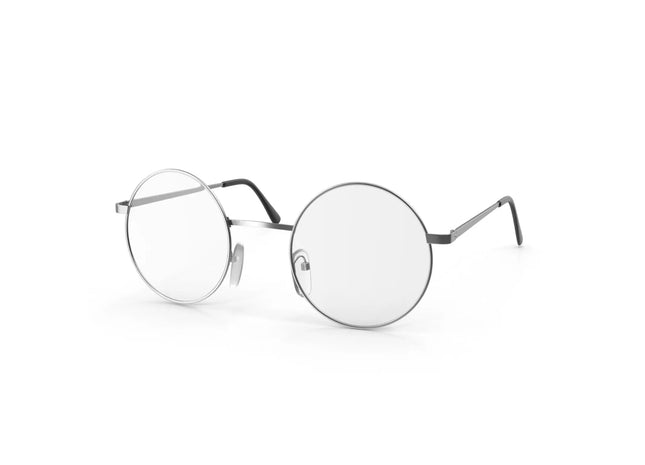 Kostümbrille Nikolausbrille Weihnachten Weihnachtsmannbrille Nickelbrille Brille Nikolaus rund für Nikolauskostüm, Weihnachtsmann - Verkleidung (1x)