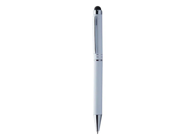 Nisha Touchpen Kugelschreiber - Weiß, Multifunktional, Stylus & Schreibgerät TK Gruppe® Grosshandel 