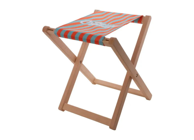 Nissi Personalisierter Strand-Schemel in Weiß – Perfekt für Entspannung im Freien TK Gruppe® Grosshandel 