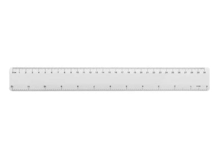 Nitria Antibakterielles Lineal in Weiß – Hygienisch, Präzise, Langlebig TK Gruppe® Grosshandel 