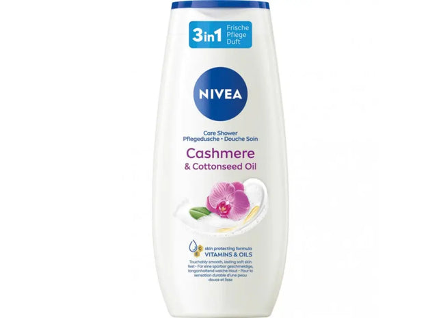 Nivea 250ml Kaschmirmomente Duschgel - Sanfte Pflege für tägliche Reinigung TK Gruppe® Grosshandel 