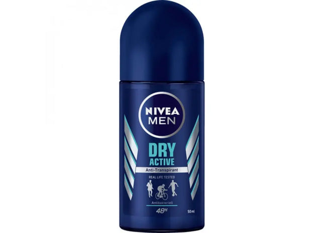 Nivea 50ml Dry Active Deoroller - Langanhaltender Schutz & Schnelltrocknende Formel TK Gruppe® Grosshandel 