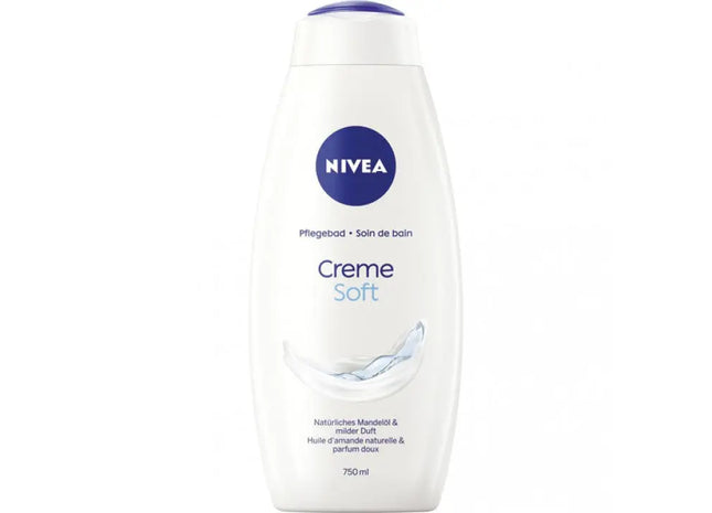 Nivea Creme Soft Badeschaum, 750ml – Pflegender Badegenuss für zarte Haut TK Gruppe® Grosshandel 