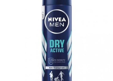 Nivea Dry Active Deo-Spray 150ml für Männer - Langanhaltender Schutz, 100 Zeichen TK Gruppe® Grosshandel 