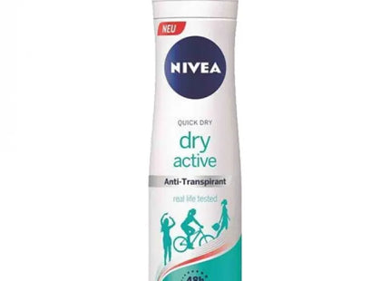 Nivea Dry Active Deo Spray 150ml, Langanhaltender Schutz TK Gruppe® Grosshandel 