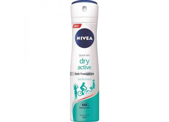 Nivea Dry Active Deo Spray 150ml, Langanhaltender Schutz TK Gruppe® Grosshandel 