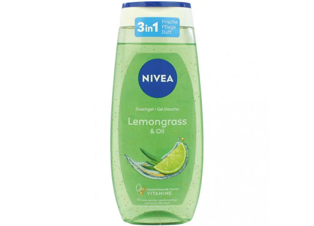 Nivea Duschgel 250ml mit Zitronengras & Öl, Erfrischende Körperpflege TK Gruppe® Grosshandel 