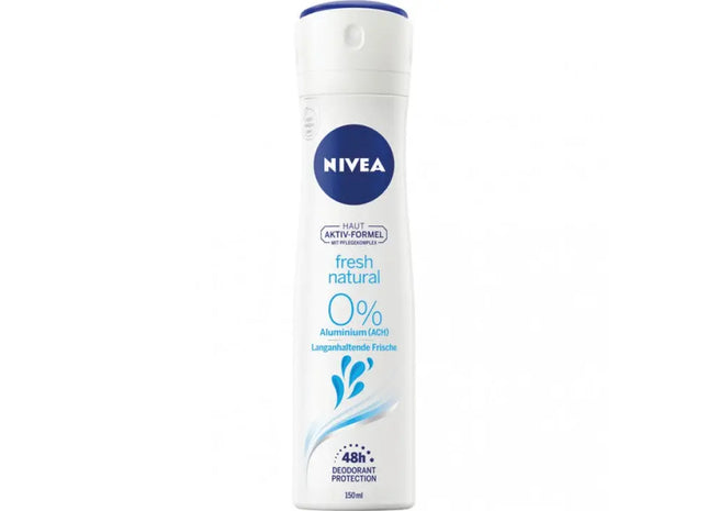Nivea Fresh Natural Deodorant Spray, 150ml, Long-Lasting Odor Control TK Gruppe® Grosshandel 