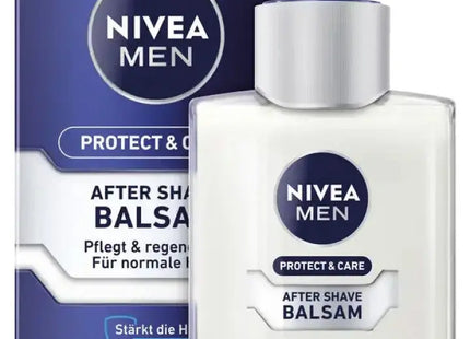 Nivea Men 100ml After Shave Balsam Protect & Care - Beruhigende Hautpflege nach der Rasur TK Gruppe® Grosshandel 