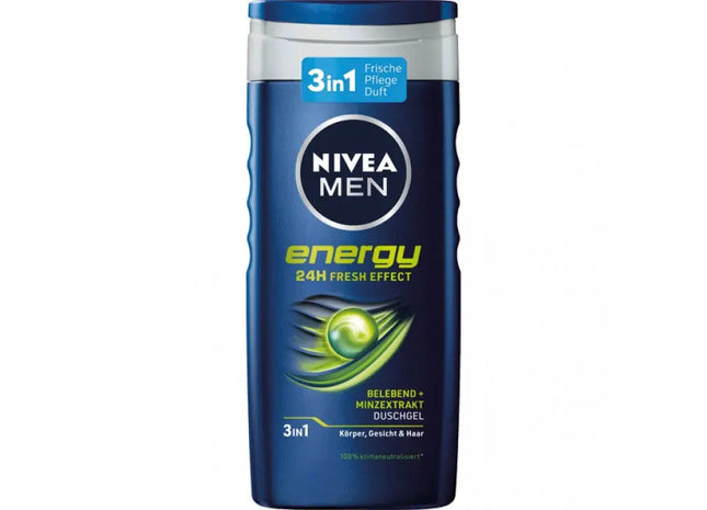Nivea Men Energy Shower Gel, 250ml - Refreshing Cleanse for Enhanced Vitality TK Gruppe® Grosshandel 