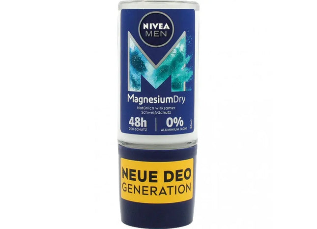 Nivea Men Magnesium Dry Roll-on Deodorant, 50ml - Long-Lasting Dryness Protection TK Gruppe® Grosshandel 