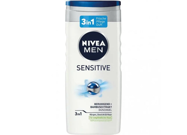 Nivea Men Sensitiv Duschgel 250ml, Sanfte Hautreinigung TK Gruppe® Grosshandel 