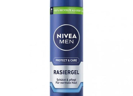 Nivea Mild Shaving Gel, 200ml, Soft Skin Protection for Sensitive Faces TK Gruppe® Grosshandel 