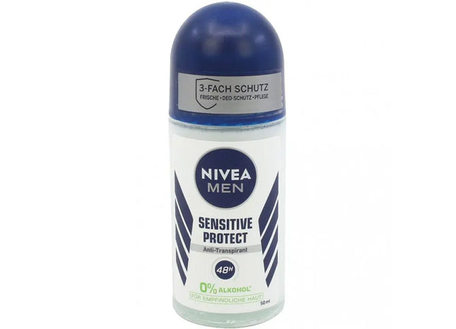 Nivea Sensitiv 50ml Roll-On Antitranspirant Deo für Herren TK Gruppe® Grosshandel 
