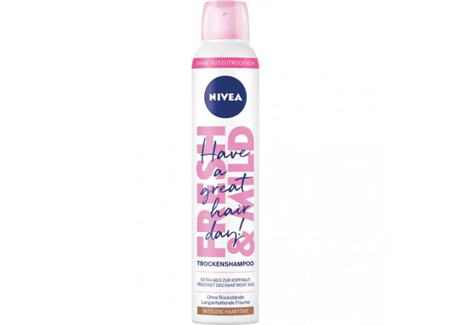 Nivea Trockenshampoo Fresh & Mild, 200ml - Schnelle Reinigung für Mittleres Haar TK Gruppe® Grosshandel 