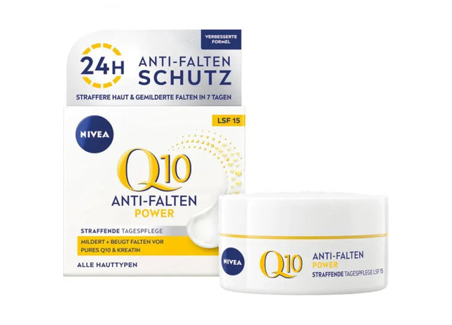 Nivea Visage Q10+ Tagescreme, 50ml - Anti-Falten & Straffende Hautpflege TK Gruppe® Grosshandel 