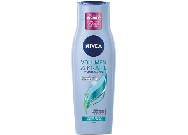Nivea Volume & Strength Hair Shampoo, 250ml, Nourishing Care for Fine Hair TK Gruppe® Grosshandel 