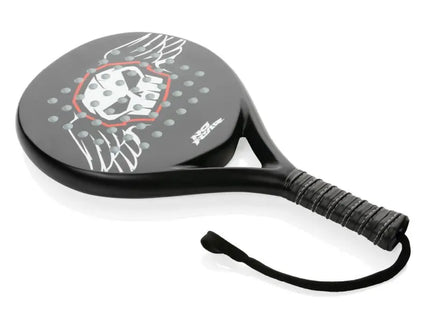 No Fear Fiberglas Padel-Racket - Schwarz: Leichtes und leistungsstarkes Racket für Padel-Enthusiasten TK Gruppe® Grosshandel 