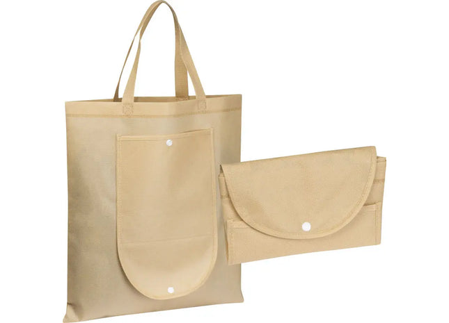 Non Woven Tasche San Bernardino: San Bernardino Non Woven Shopper - Klassisches Beige TK Gruppe® Grosshandel 