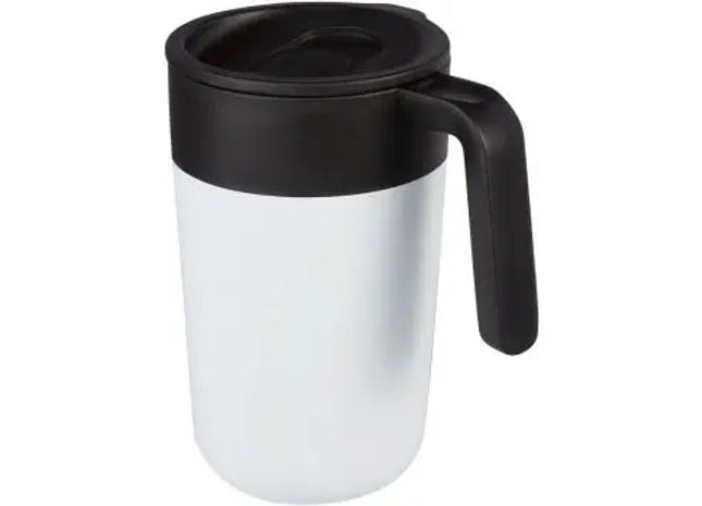 Nordia 400ml doppelwandiger Eco-Becher, Recyclingmaterial, Weiß TK Gruppe® Grosshandel 