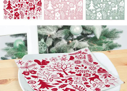 Nordisches Servietten-Set, 3 einzigartige Designs, 20er-Pack - Perfekt für skandinavisches Ambiente TK Gruppe® Grosshandel 
