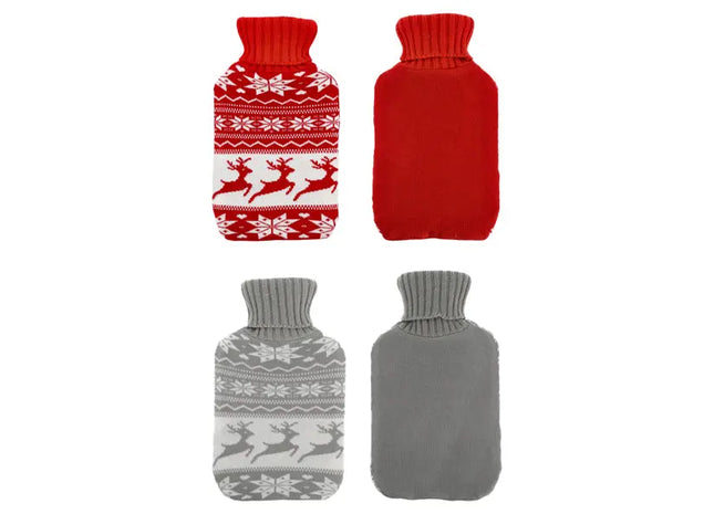 Nordisches Wärmflaschen-Set, 2 Stück, je ca. 2 Liter TK Gruppe® Grosshandel 