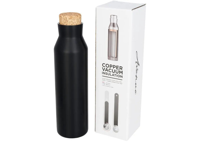 Norse 590 ml Kupfer-Vakuum Isolierflasche – Schwarze Thermoflasche für unterwegs TK Gruppe® Grosshandel 