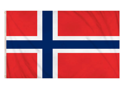 Norwegen-Flagge, groß 5 Fuß x 3 Fuß, robust und wetterfest TK Gruppe® Grosshandel 