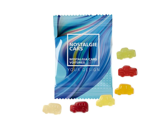 Nostalgie Cars Fruchtgummi 10g – Retro Autoformen für Sammler TK Gruppe® Grosshandel 