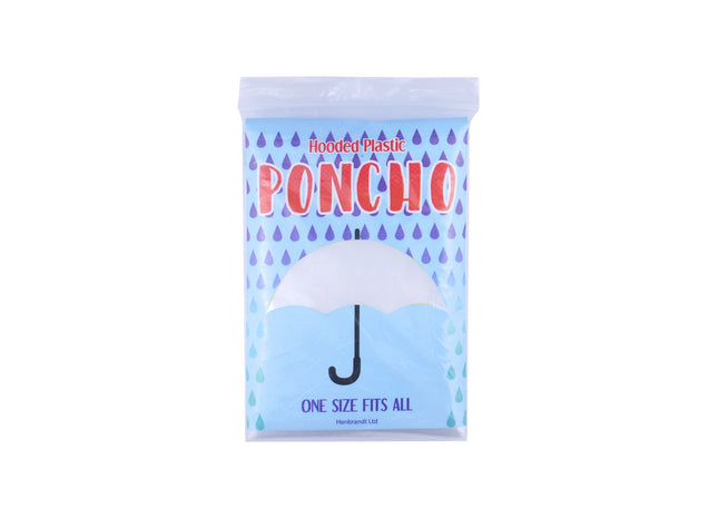 Notfall-Poncho, transparent, wasserdicht aus Kunststoff, leicht, wiederverwendbar TK Gruppe® Grosshandel 