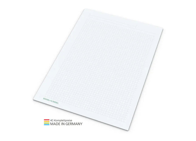 Notizblock A4, ohne Lochung, personalisierbar mit 4C-Druck TK Gruppe® Grosshandel 