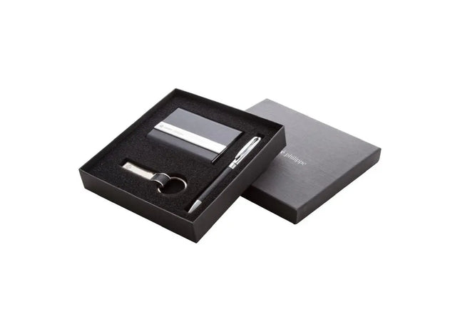 Nouart Geschenkset - Schwarz Edles Accessoire-Set für stilvolle Aufbewahrung und Präsentation TK Gruppe® Grosshandel 