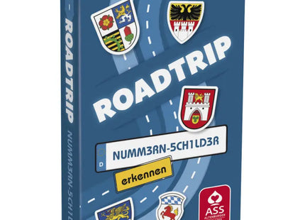Nummern-Schilder Erkennungsspiel in Faltschachtel - Lerne Kennzeichen spielend TK Gruppe® Grosshandel 