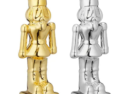Nussknacker-Figuren, Set aus 2, klein, ca. 19 cm hoch - Klassische Weihnachtsdekoration TK Gruppe® Grosshandel 
