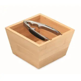 Nussknacker-Set NUEZ aus Holz - Rustikales Knackwerkzeug-Set, robust und stilvoll TK Gruppe® Grosshandel 
