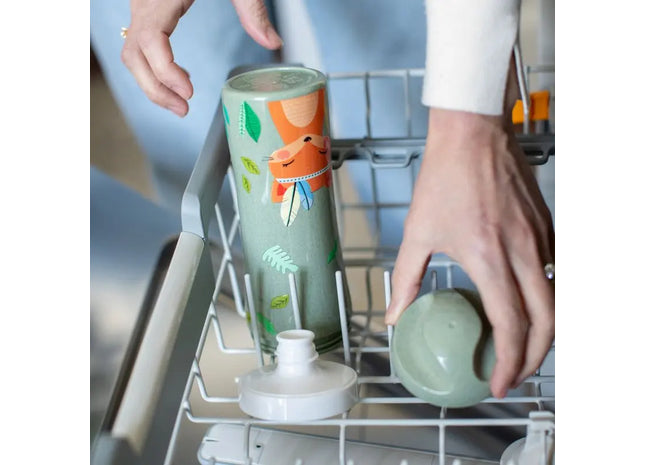 OASE HARRY Eco Trinkflasche, Organisch Grün, 425 ml, Nachhaltig & Praktisch TK Gruppe® Grosshandel 