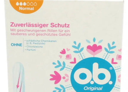 OB Normal Tampons 64 Stück - Zuverlässiger Schutz mit Komfort TK Gruppe® Grosshandel 