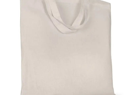 OEKO-TEX Ecru Einkaufstasche mit Kurzen Henkeln, Nachhaltig & Stilvoll TK Gruppe® Grosshandel 