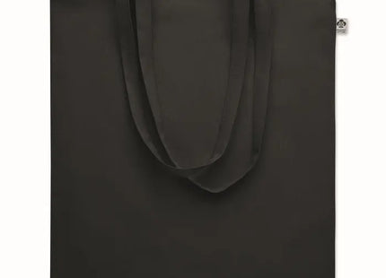 ONEL Schwarze Bio-Baumwoll Einkaufstasche, Stilvoll & Umweltbewusst TK Gruppe® Grosshandel 