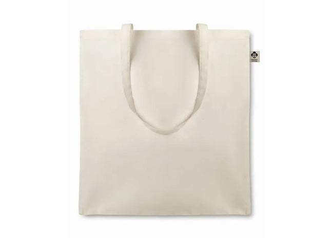 ORGANIC COTTONEL Einkaufstasche 105g, Beige, Bio-Baumwolle TK Gruppe® Grosshandel 