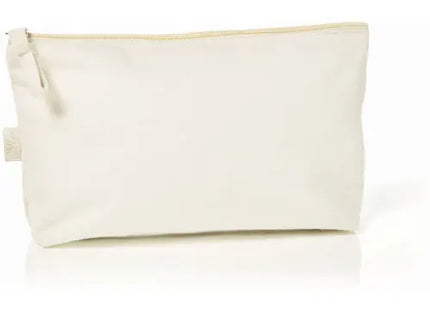 ORGANIC M Naturfarbene Reißverschluss-Tasche, Mittelgroß, Bio & Praktisch TK Gruppe® Grosshandel 