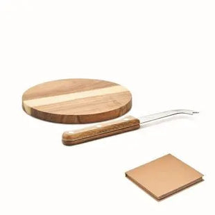 OSTUR Akazienholz Käsebrett-Set - Rustikal & Charmant für jede Küche TK Gruppe® Grosshandel 