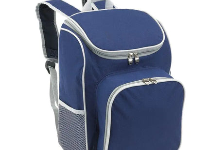 OUTSIDE Picknick-Rucksack in Blau-Grau - Stilvoll & Funktionell TK Gruppe® Grosshandel 
