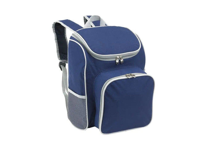 OUTSIDE Picknick-Rucksack in Blau-Grau - Stilvoll & Funktionell TK Gruppe® Grosshandel 